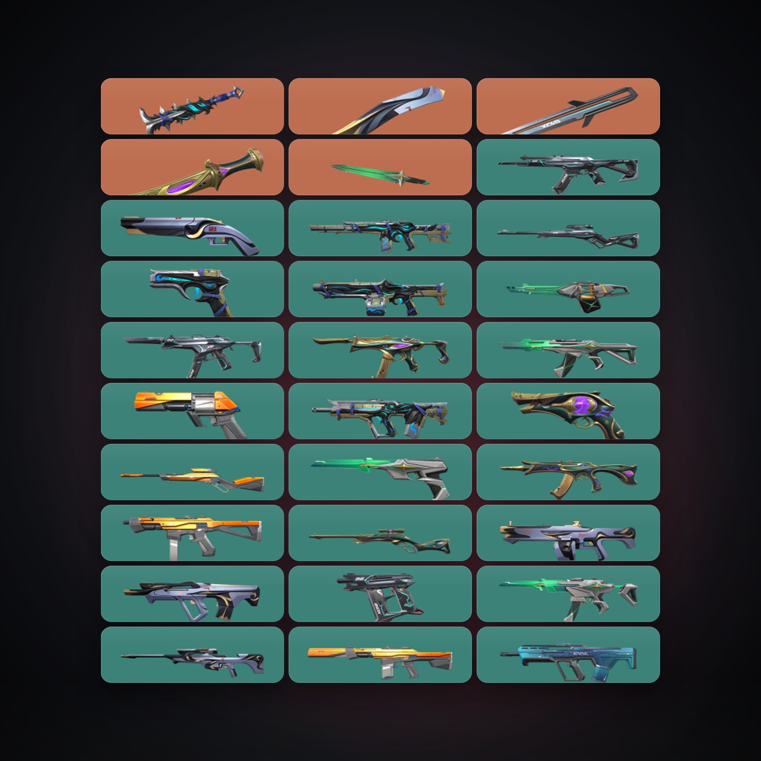 BR Silver 1 locker — 5 knives, 80 skins, lvl 184 — HabibiAccounts