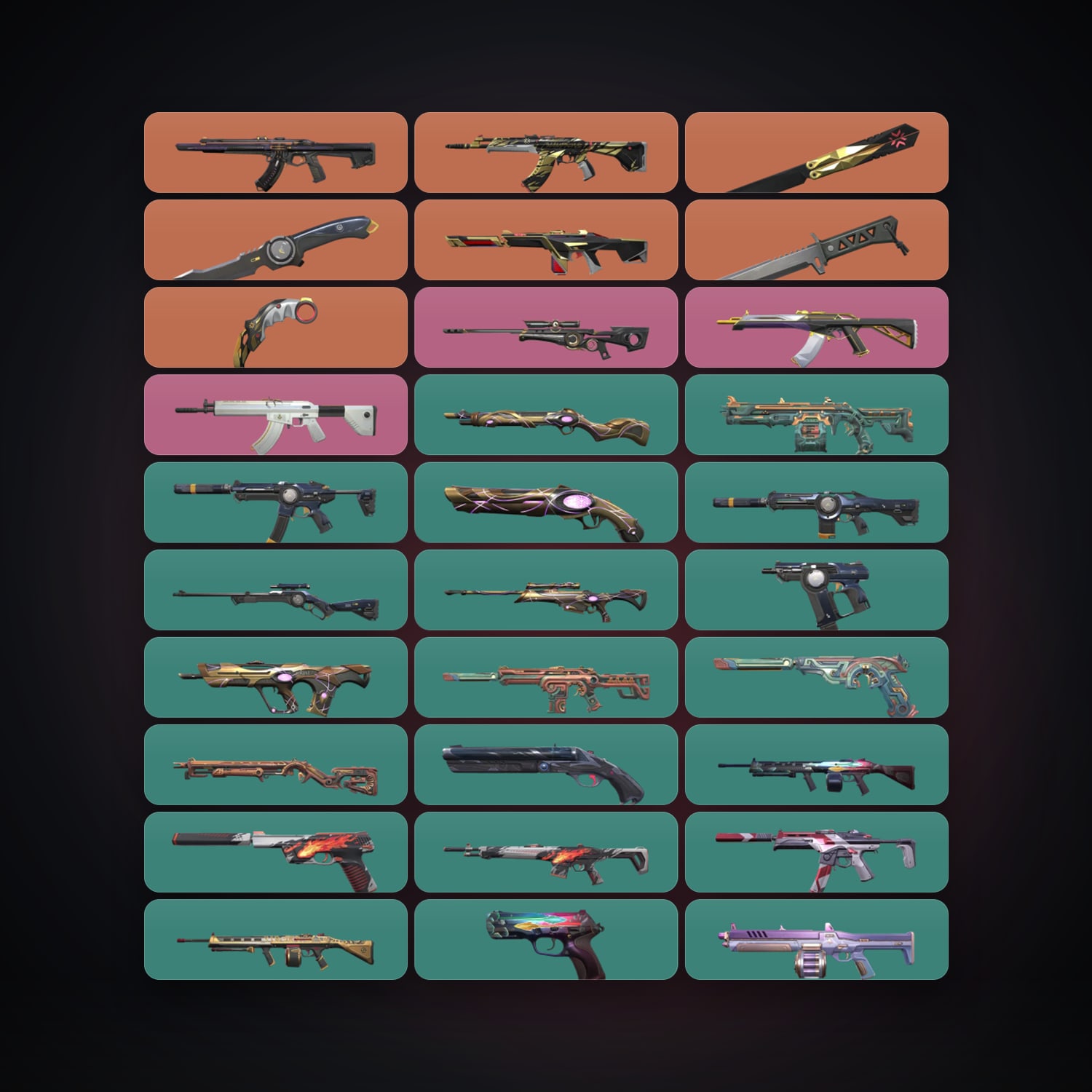 EU Plat 1 locker — 4 knives, 45 skins, lvl 59 — HabibiAccounts
