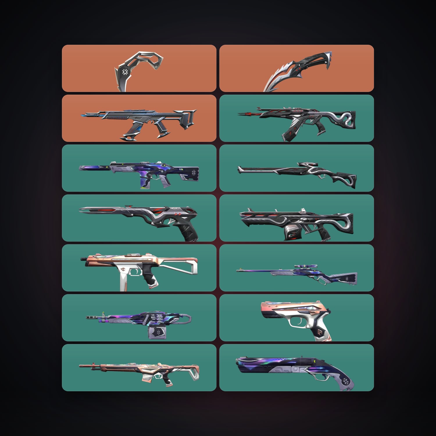 BR Bronze 1 locker — 2 knives, 14 skins, lvl 43 — HabibiAccounts