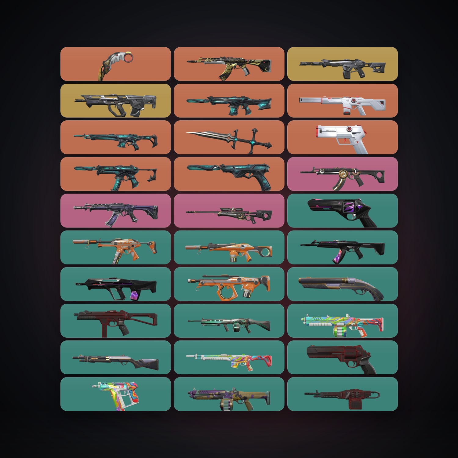 NA Gold 3 locker — 2 knives, 31 skins, lvl 43 — HabibiAccounts