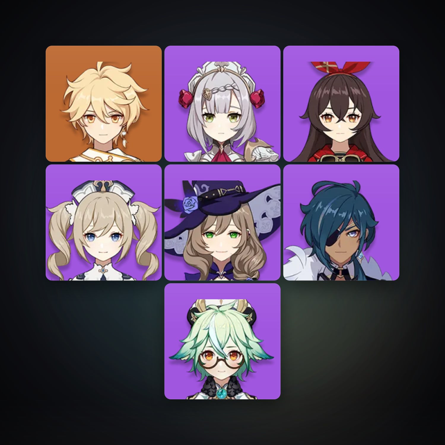 Genshin Impact | AR 18 | 7 Chars — HabibiAccounts