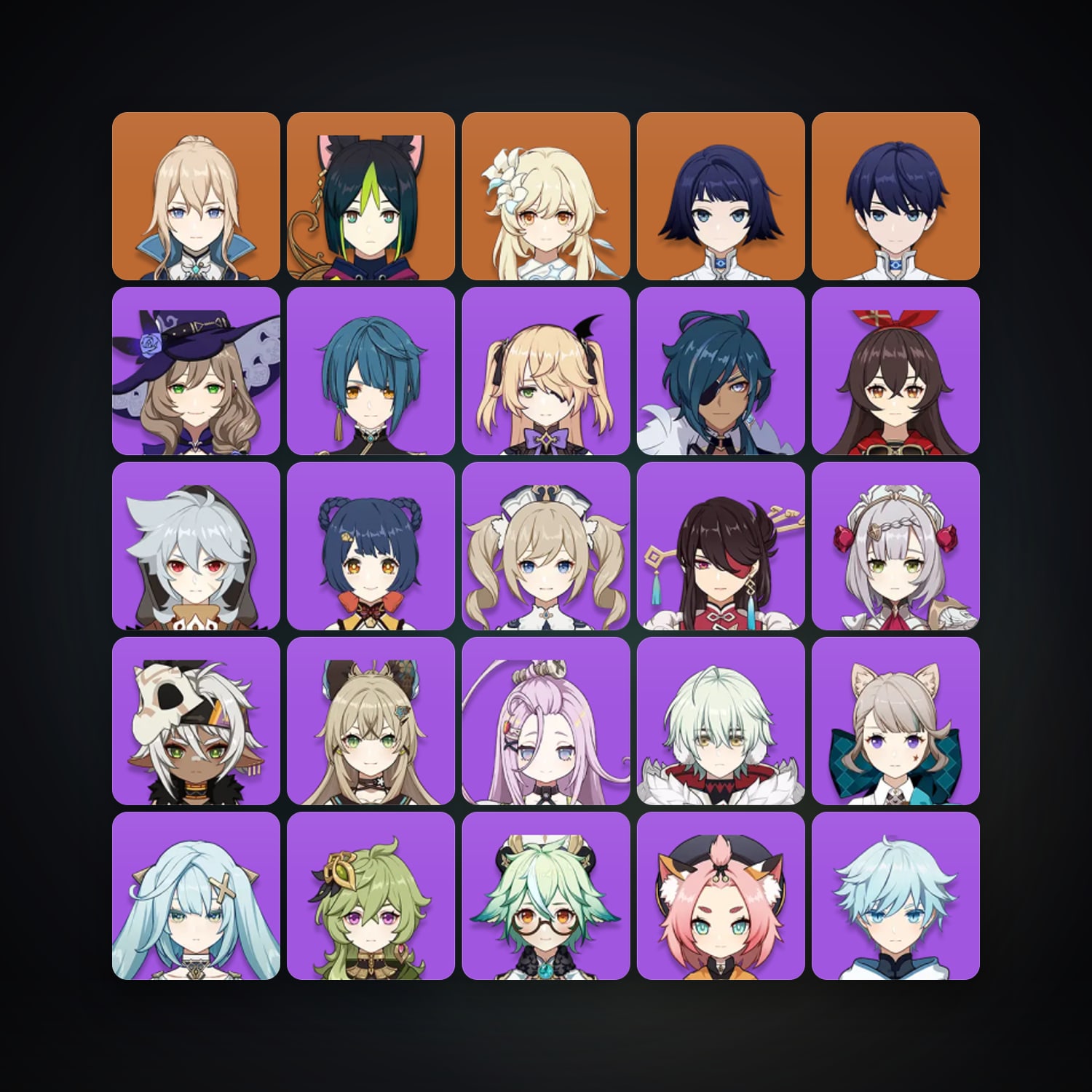 Genshin Impact | AR 36 | 25 Chars | 2× 5★ — Genshin / miHoYo Account — HabibiAccounts