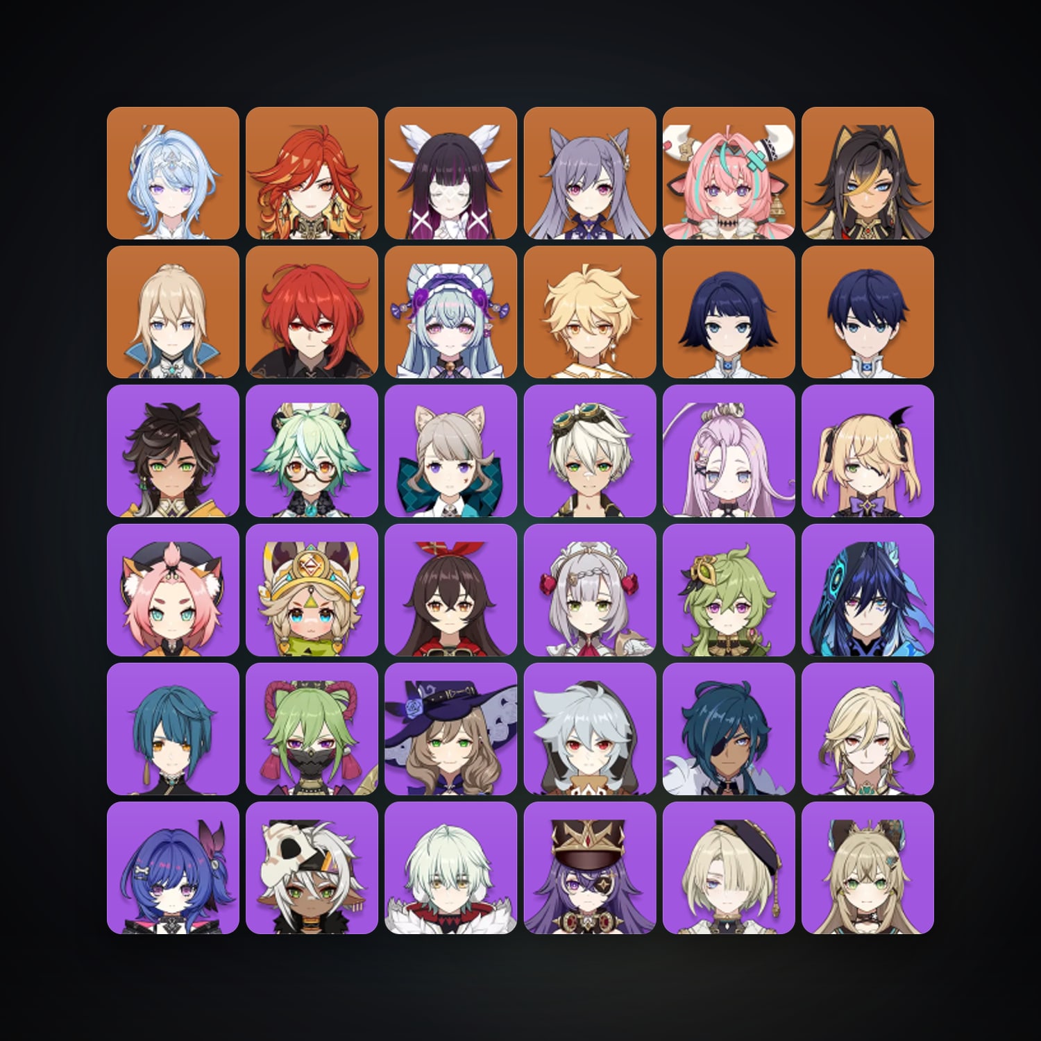 Genshin Impact | AR 55 | 41 Chars | 9× 5★ — Genshin / miHoYo Account — HabibiAccounts
