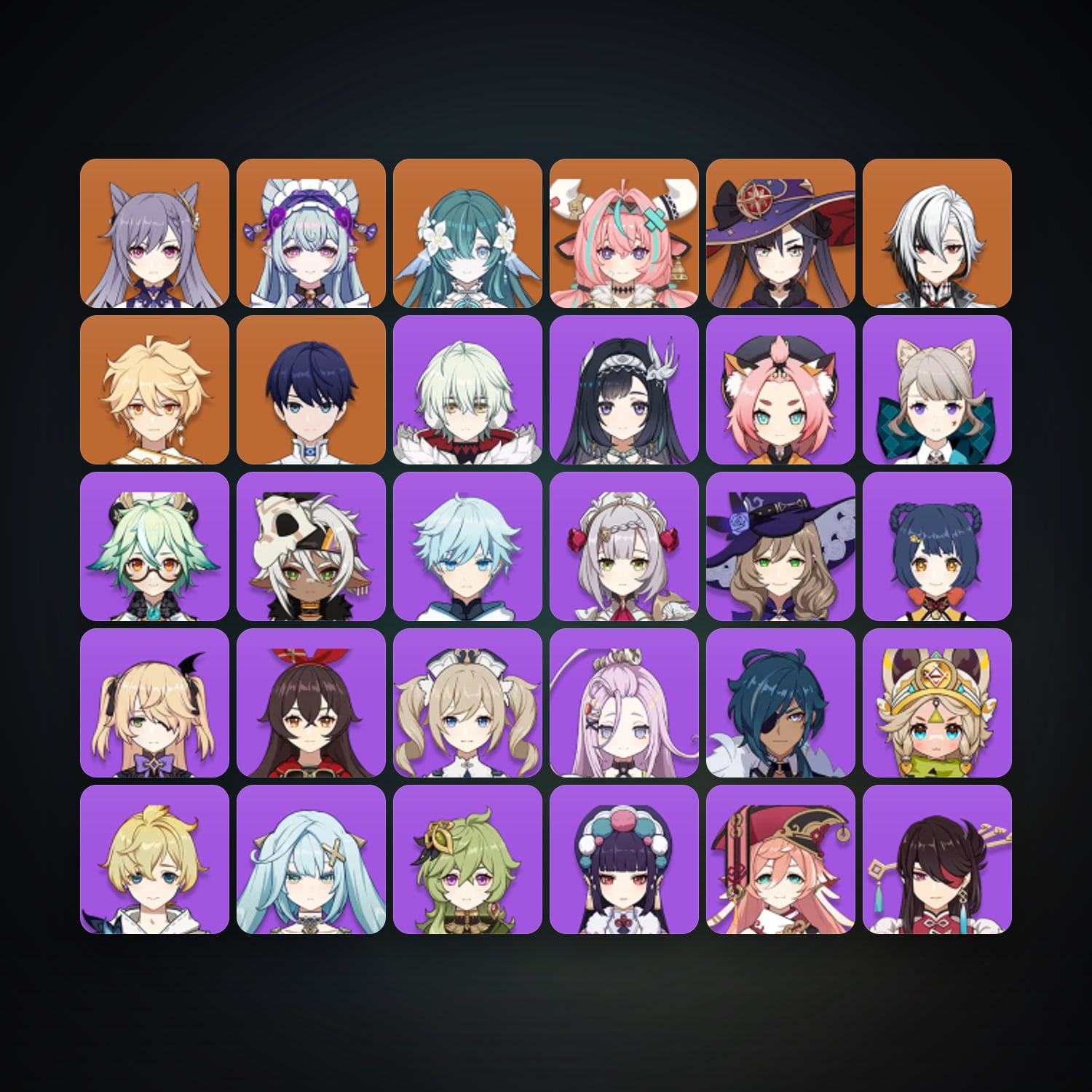 Genshin Impact | AR 49 | 31 Chars | 6× 5★ — Genshin / miHoYo Account — HabibiAccounts