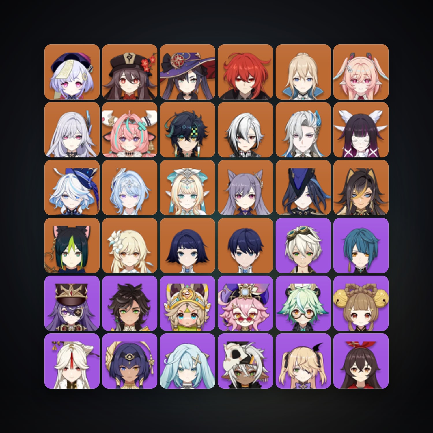 Genshin Impact | AR 58 | 68 Chars | 19× 5★ — Genshin / miHoYo Account · 263553766 — HabibiAccounts