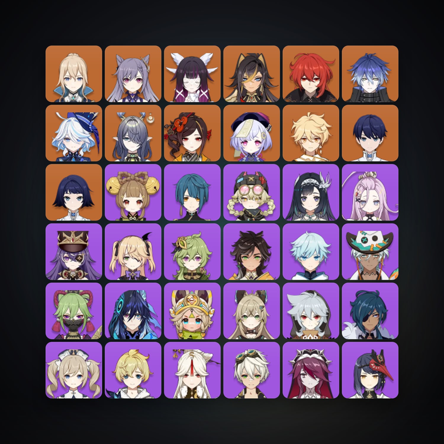 Genshin Impact | AR 58 | 52 Chars | 10× 5★ — Genshin / miHoYo Account — HabibiAccounts