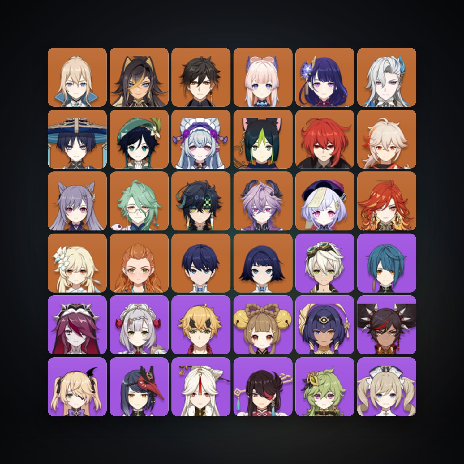 Genshin Impact | AR 56 | 63 Chars | 18× 5★ — Genshin / miHoYo Account — HabibiAccounts