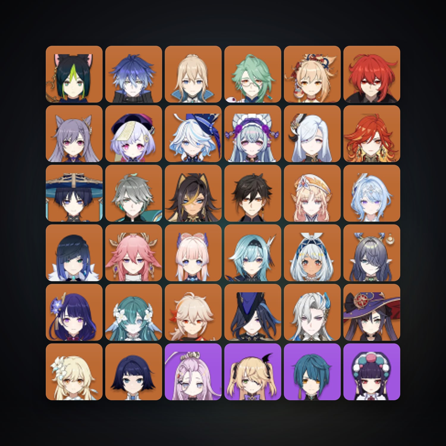 Genshin Impact | AR 59 | 83 Chars | 30× 5★ — HabibiAccounts