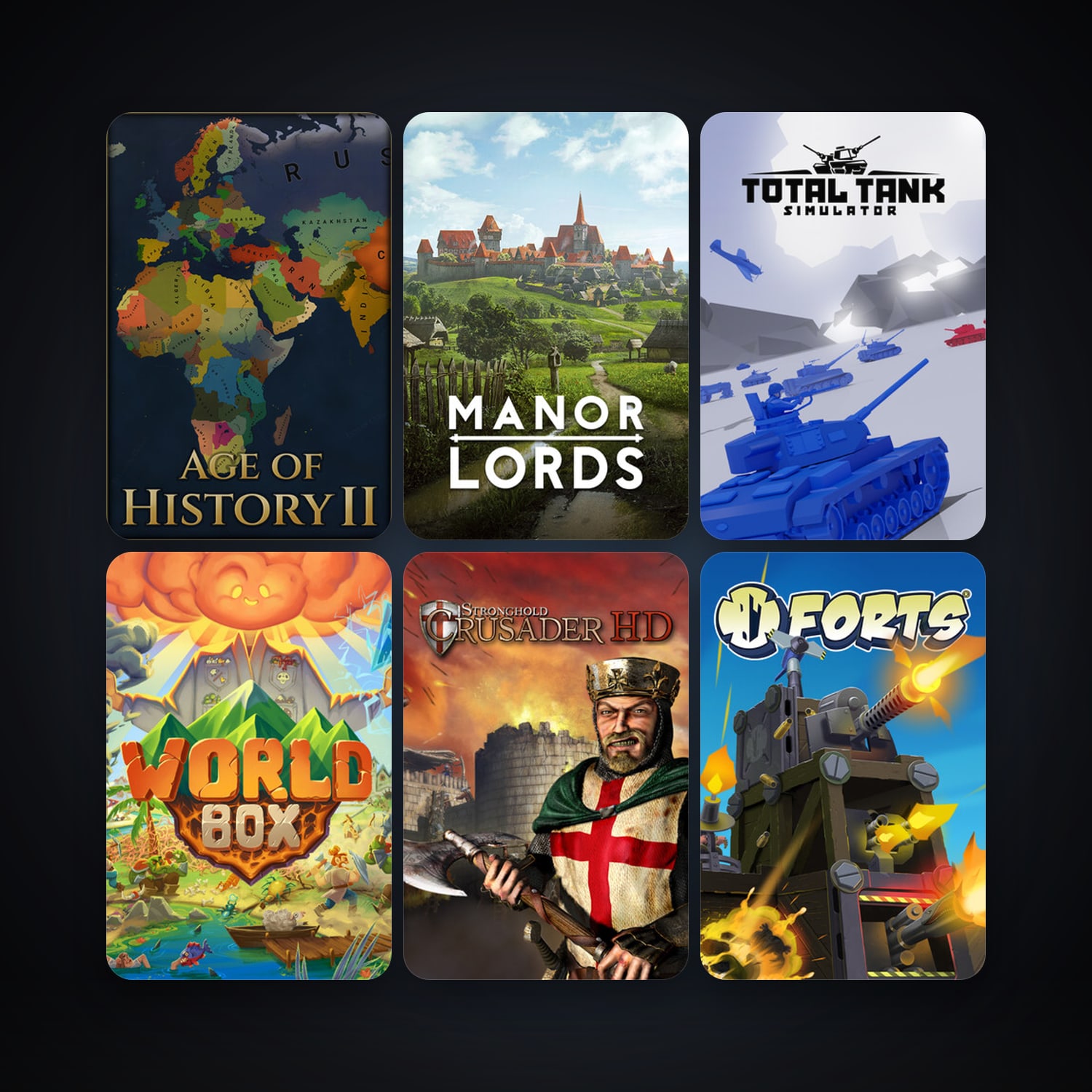 Stronghold Crusader HD + Heroes of Might & Magic III - HD Edition, 20 games, clean — HabibiAccounts