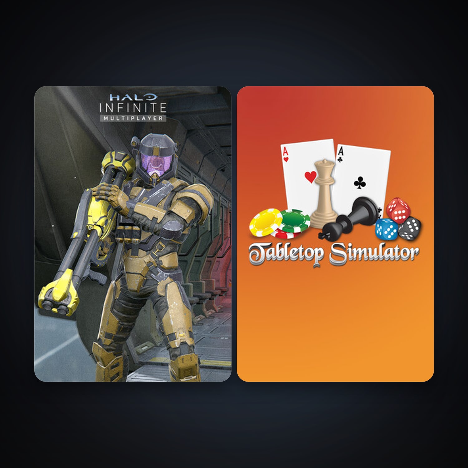 Steam account: Tabletop Simulator + Halo Infinite, 4 games, clean — HabibiAccounts