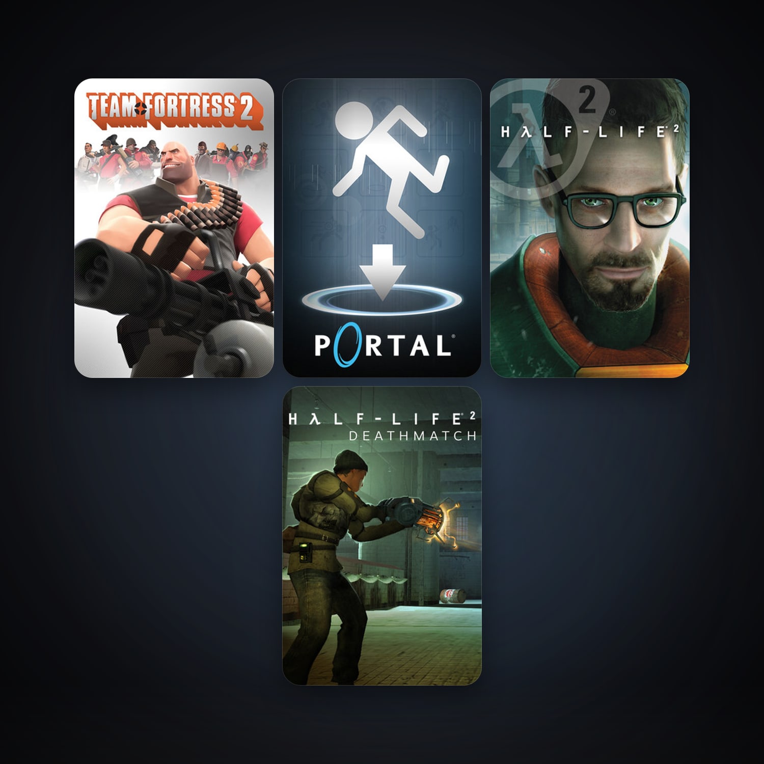 Half-Life 2 + Half-Life 2: Deathmatch, 6 games, clean — HabibiAccounts