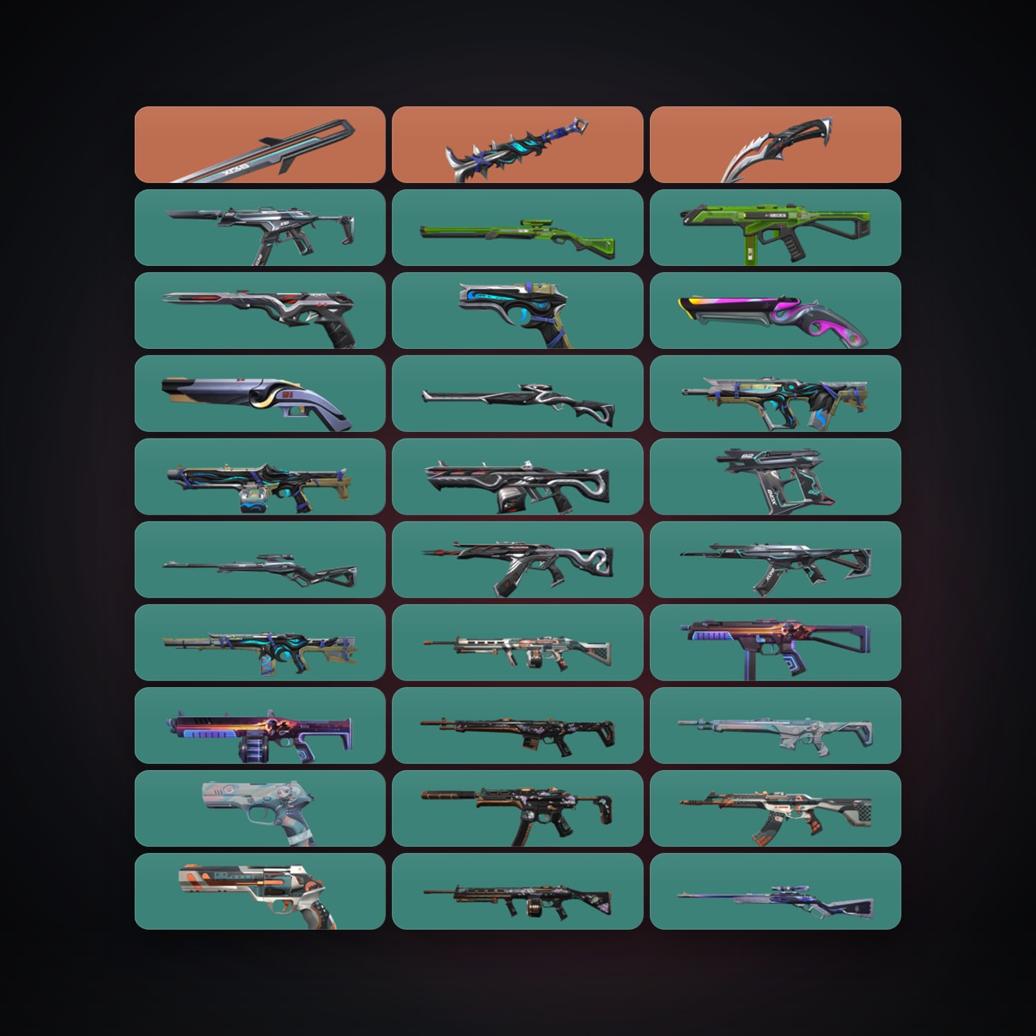 LA Bronze 2 locker — 3 knives, 50 skins, lvl 161 — HabibiAccounts