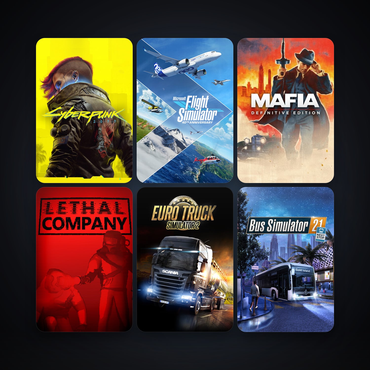 EVE Online + Euro Truck Simulator 2, 15 games, clean — HabibiAccounts
