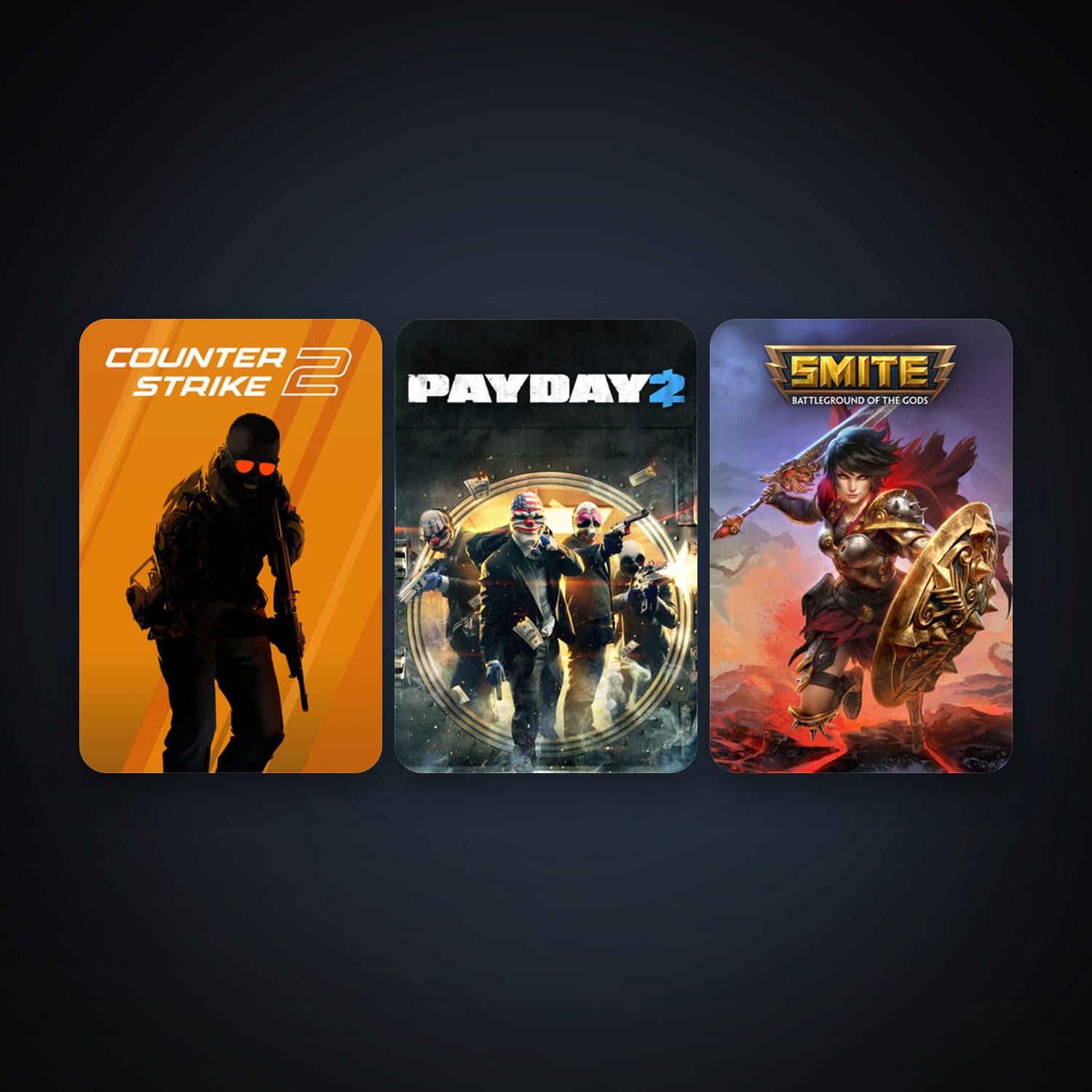 CS2 Prime + PAYDAY 2, 4 games, clean — HabibiAccounts