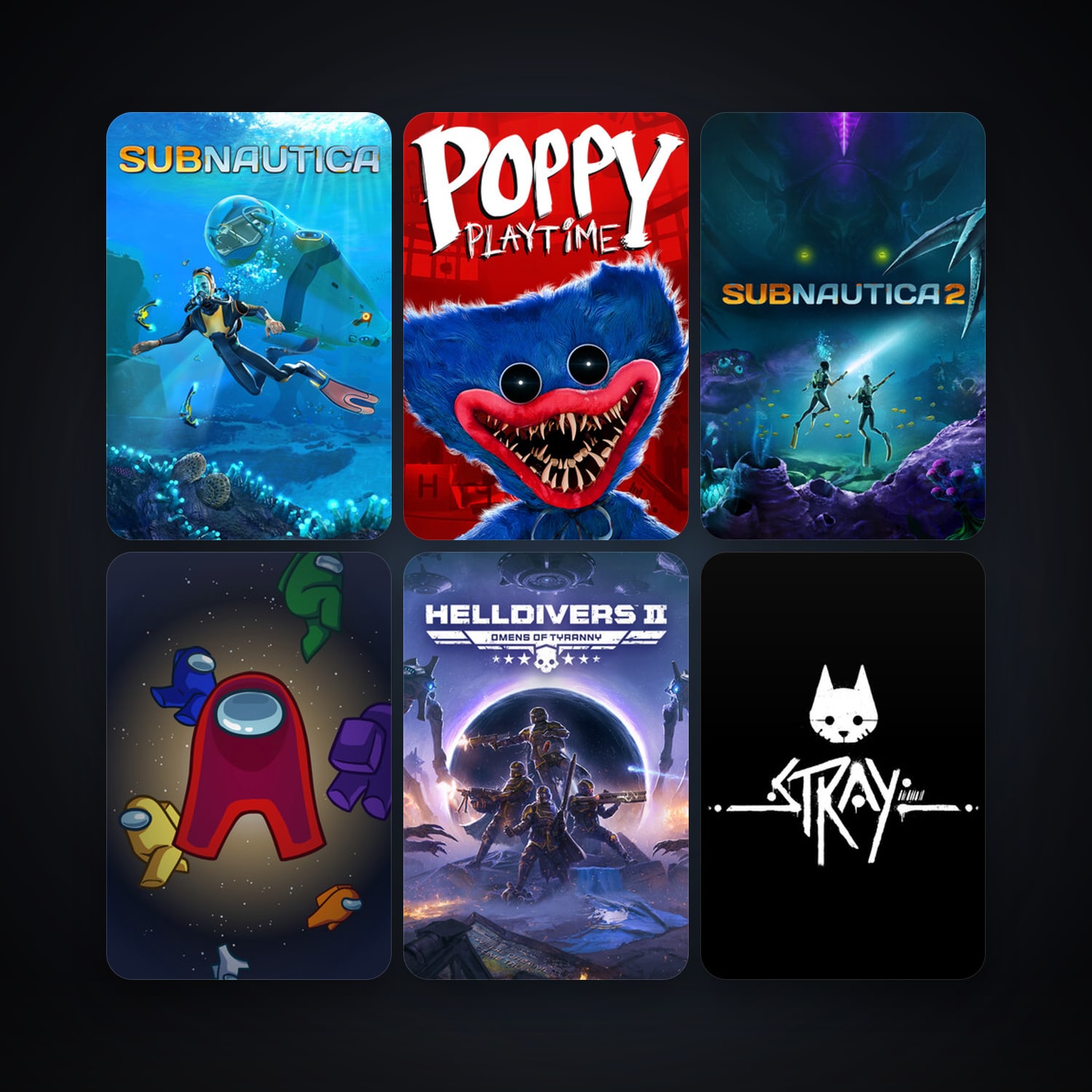 Subnautica + Don't Starve Together, 12 games, clean — HabibiAccounts