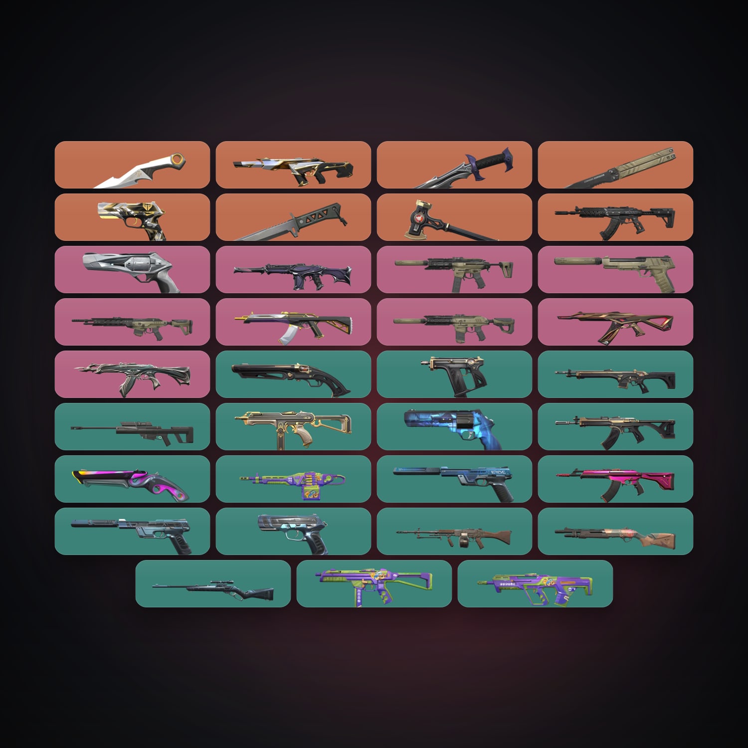 KR Silver 3 locker — 5 knives, 37 skins, lvl 142 — HabibiAccounts