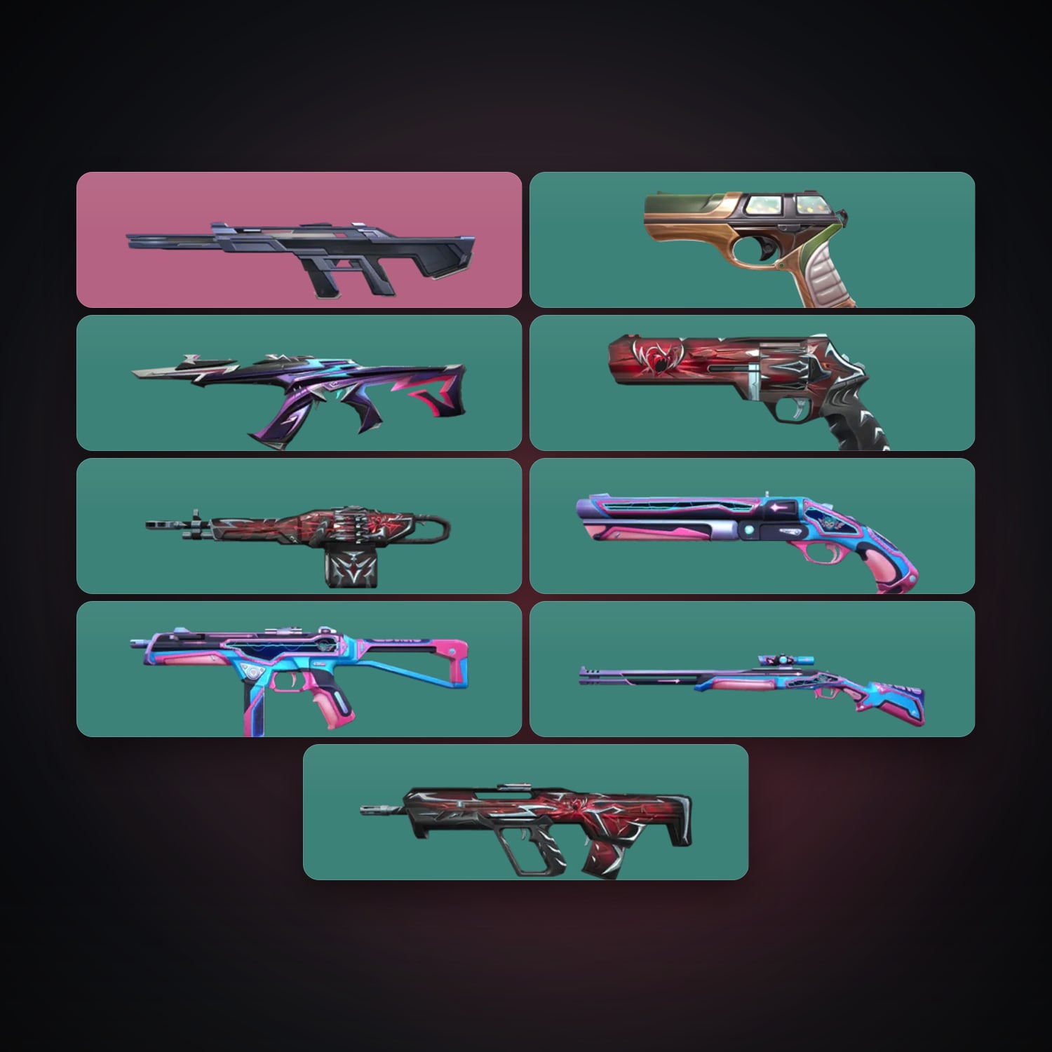 EU Bronze 1 locker — 9 skins, lvl 52 — HabibiAccounts