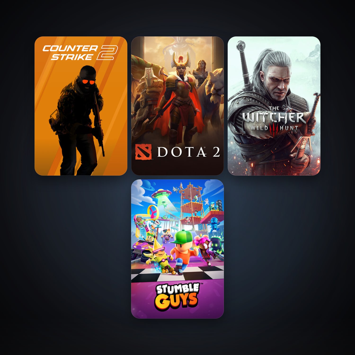 Dota 2 + CS2 Prime, 4 games, clean · 263574559 — HabibiAccounts