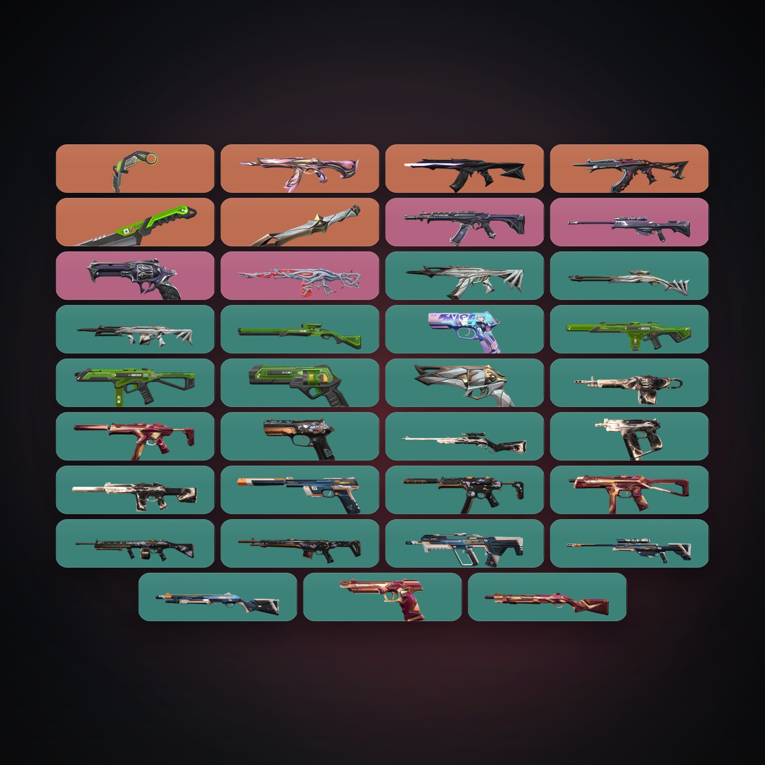 EU Silver 1 locker — 3 knives, 35 skins, lvl 68 — HabibiAccounts