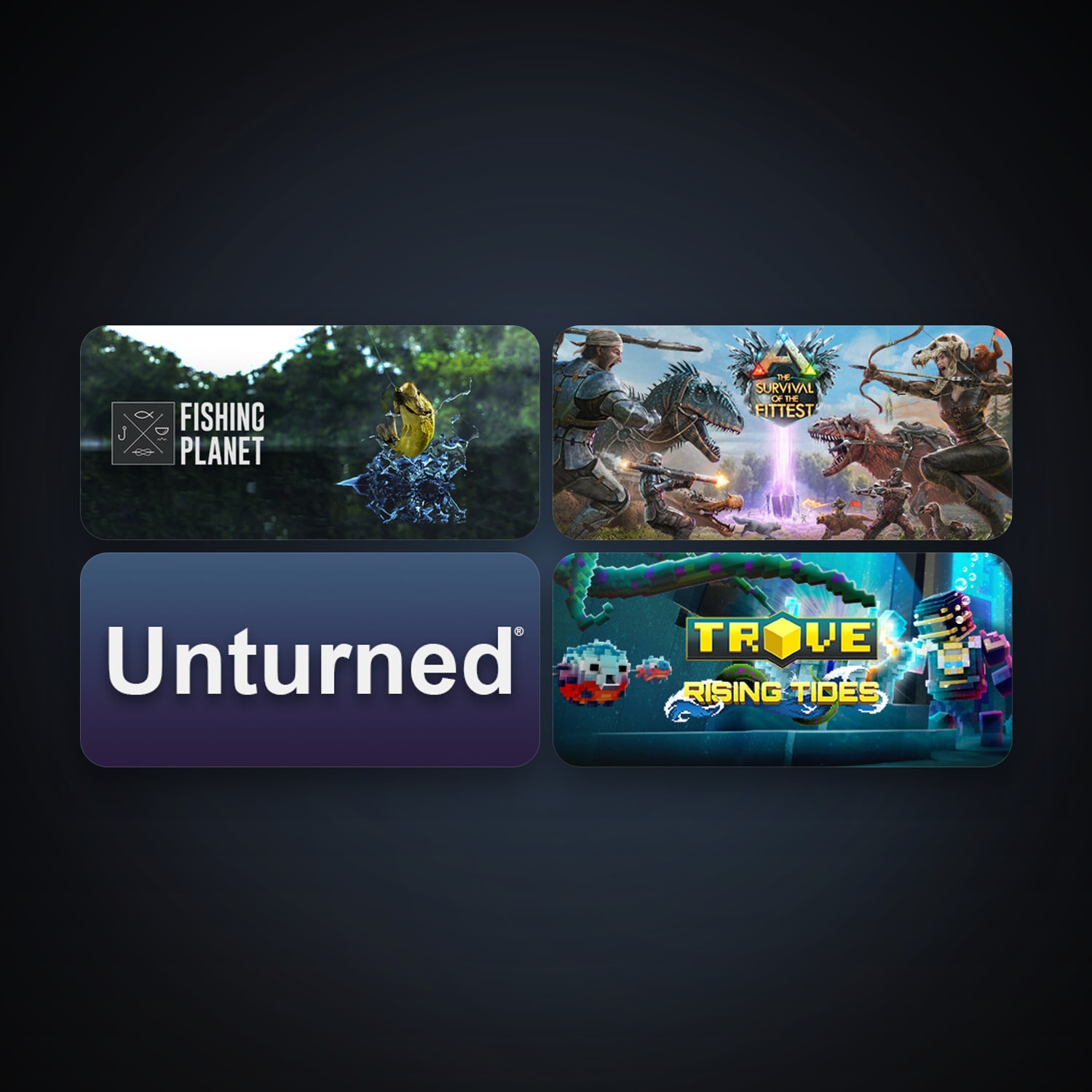 Trove + Unturned, 10 games, clean — HabibiAccounts