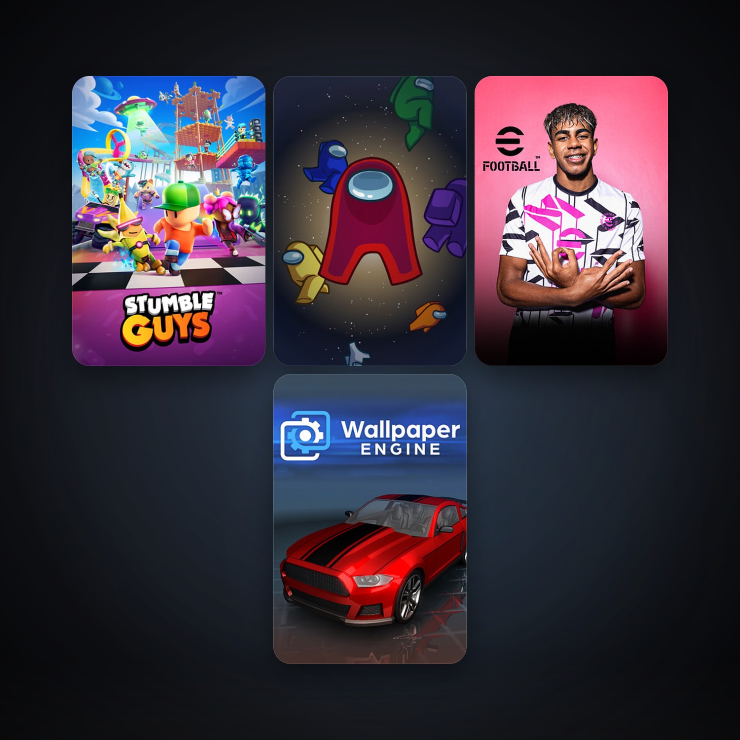 Wallpaper Engine + Aimlabs, 9 games, clean — HabibiAccounts
