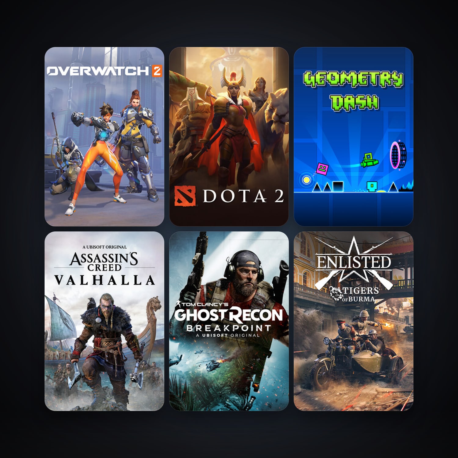 Dota 2 + Geometry Dash, 18 games, clean — HabibiAccounts
