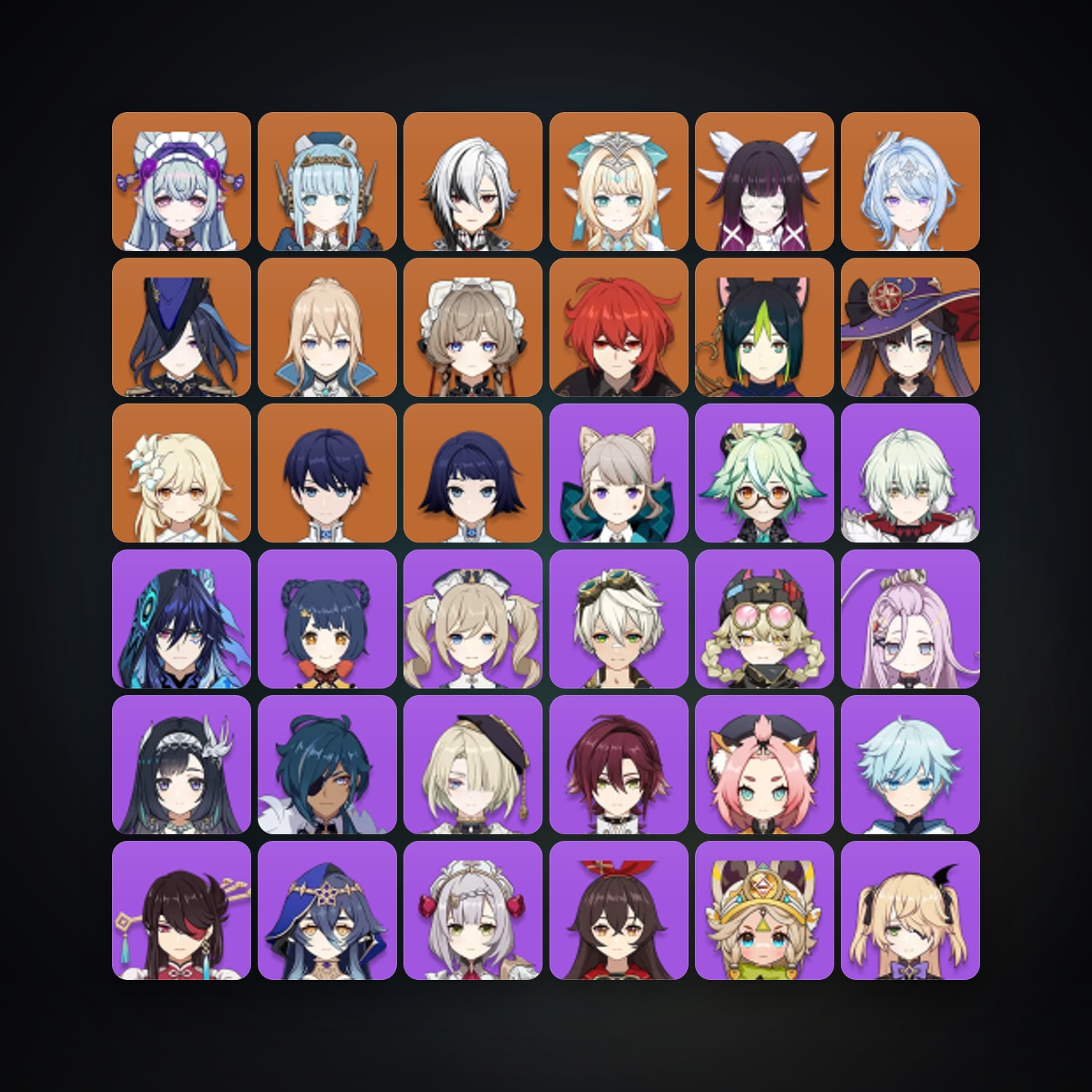Genshin Impact | AR 55 | 50 Chars | 12× 5★ — Genshin / miHoYo Account — HabibiAccounts