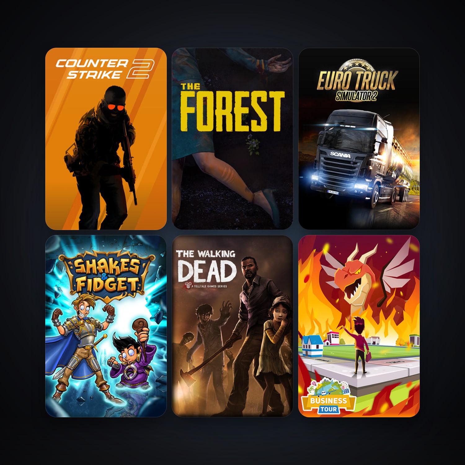 CS2 Prime + Garry's Mod, 28 games, Steam 15, clean — HabibiAccounts