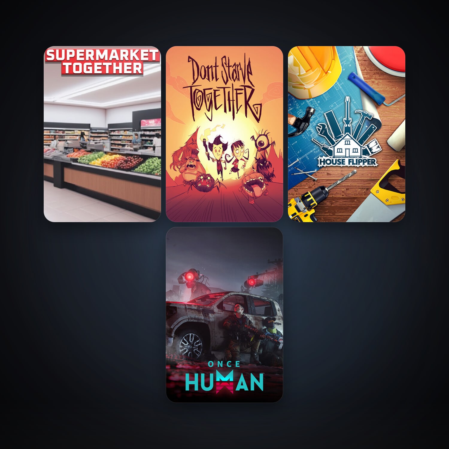 Don't Starve Together + House Flipper, 25 games, clean — HabibiAccounts
