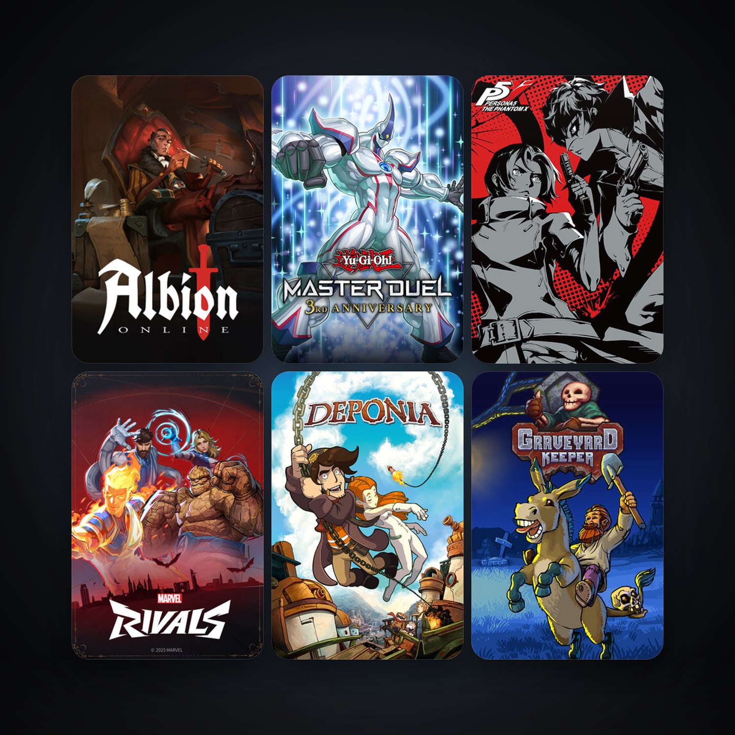 Deponia + Graveyard Keeper, 23 games, clean — HabibiAccounts