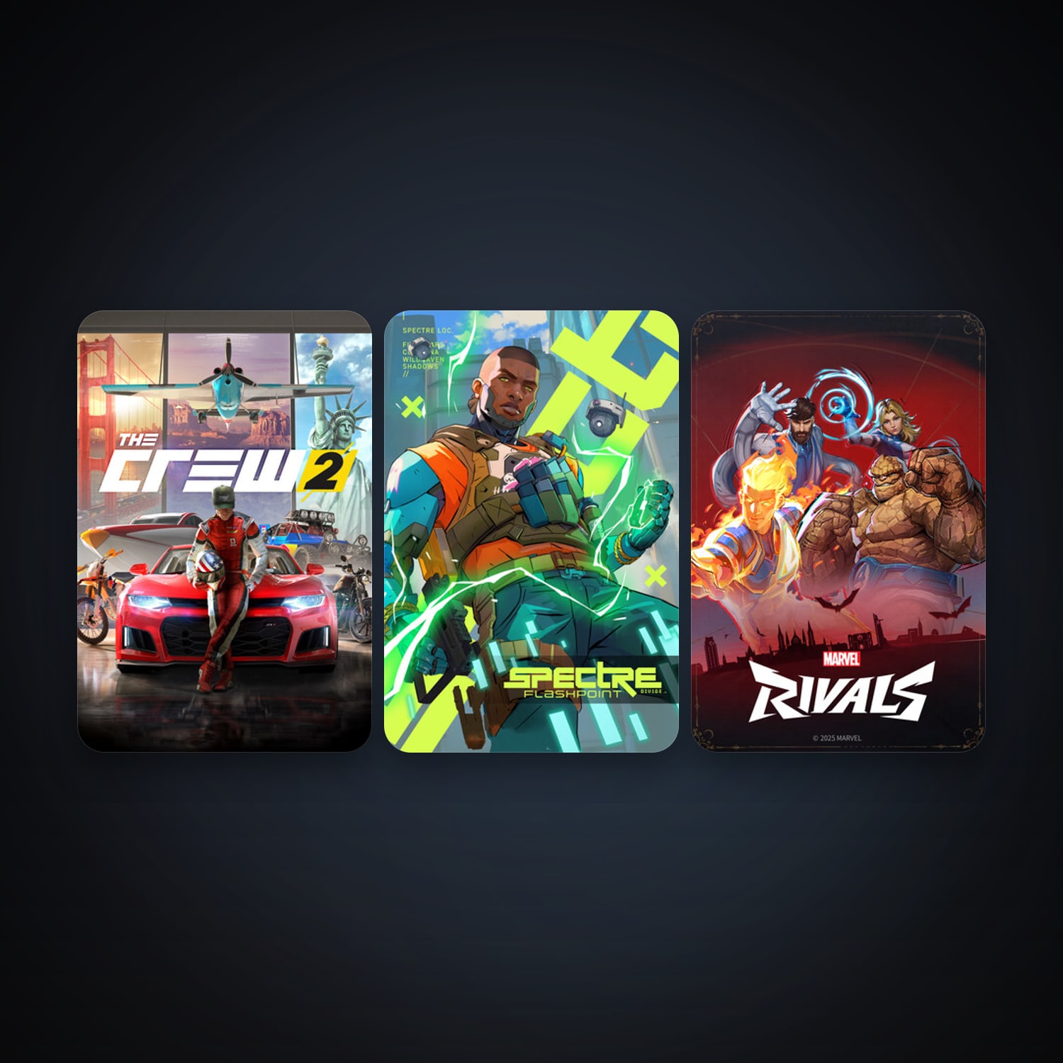 The Crew 2 + Spectre Divide, 4 games, clean — HabibiAccounts