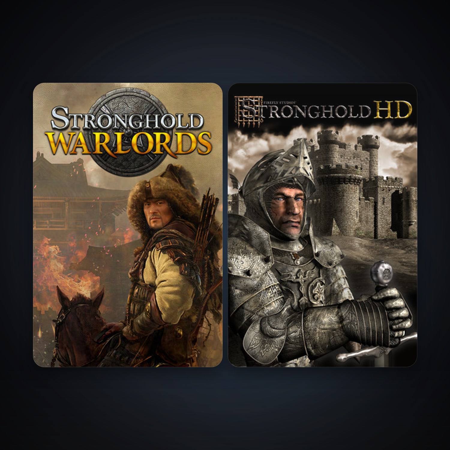 Stronghold HD + Stronghold: Warlords, 2 games, clean — HabibiAccounts
