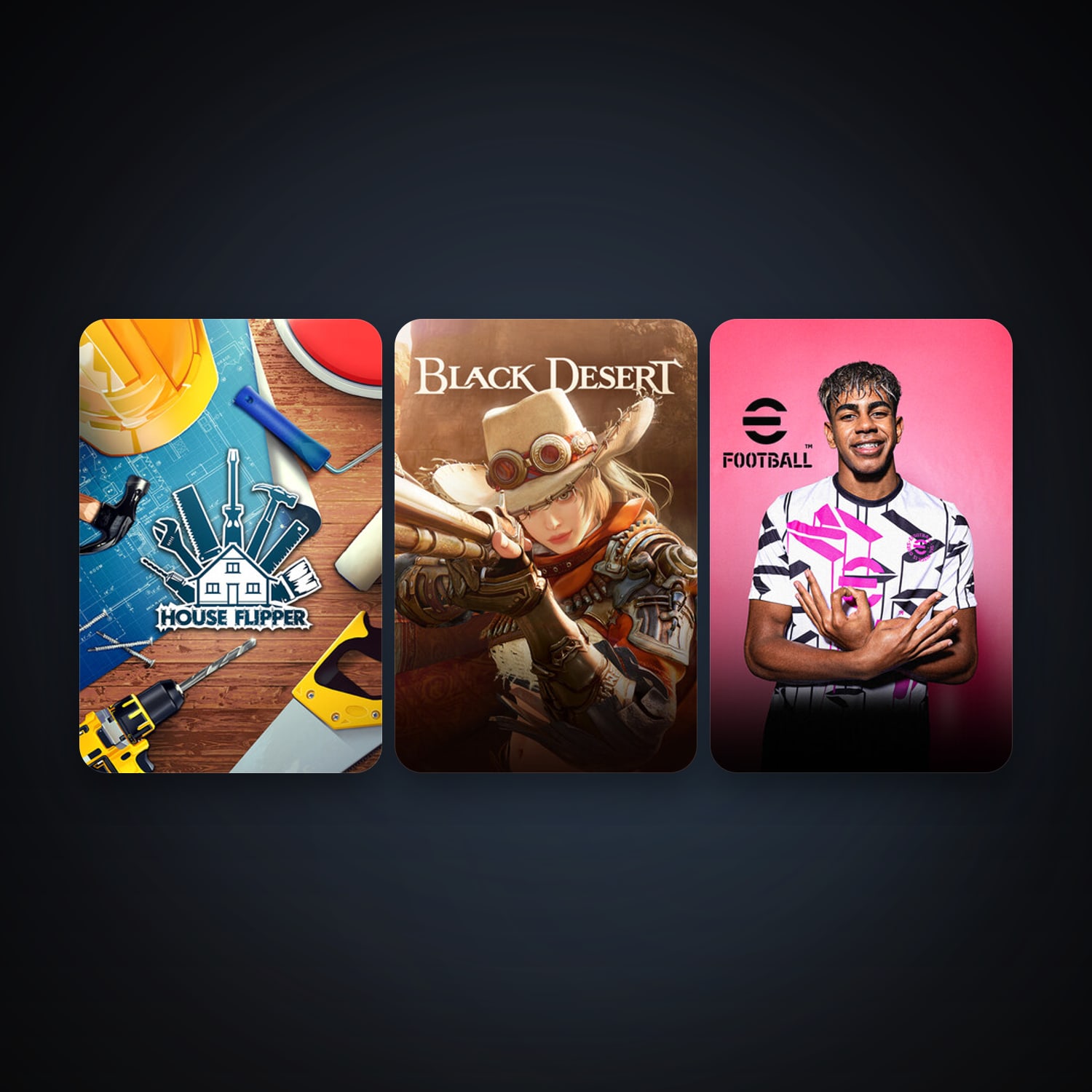 Black Desert Online + House Flipper, 6 games, clean — HabibiAccounts