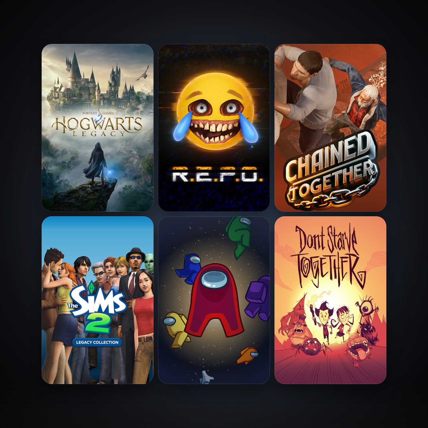 Don't Starve Together + Among Us, 11 games, clean — HabibiAccounts