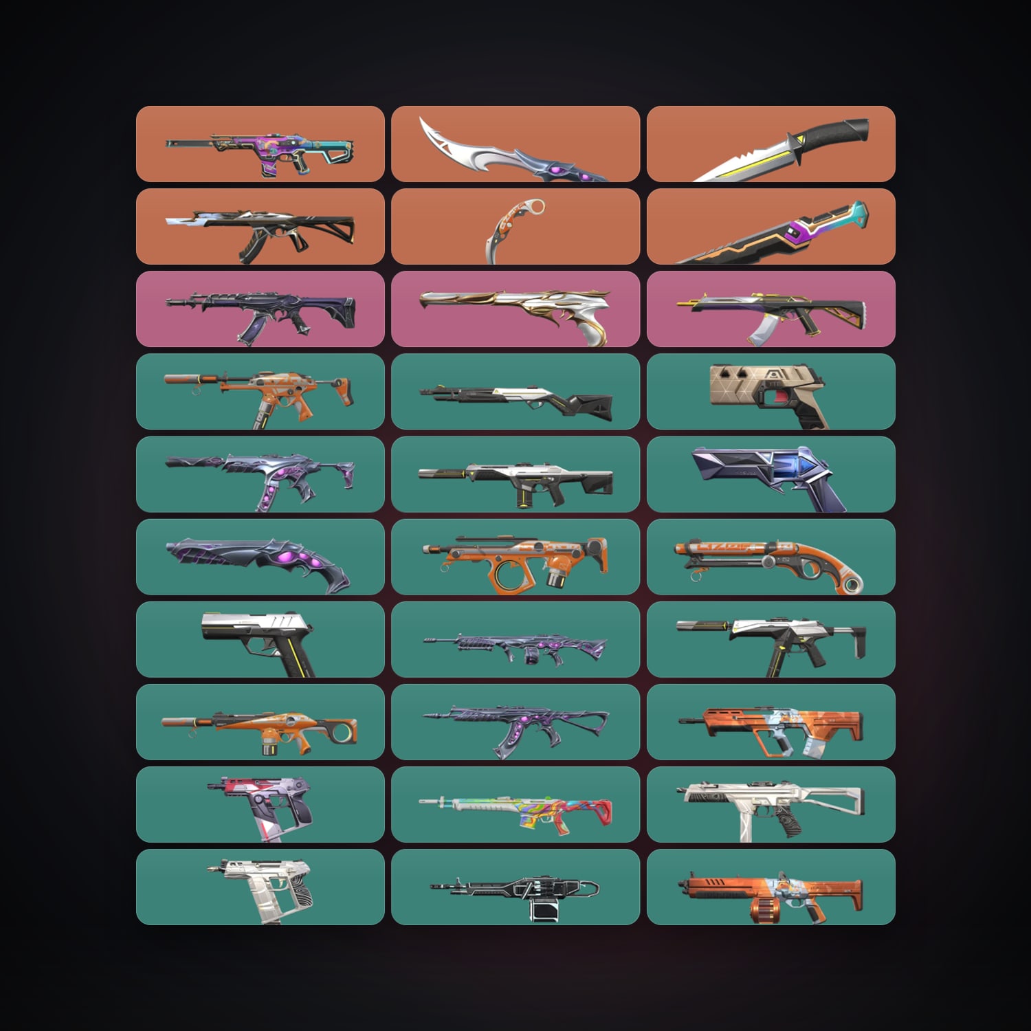 EU Gold 3 locker — 4 knives, 53 skins, lvl 172 — HabibiAccounts