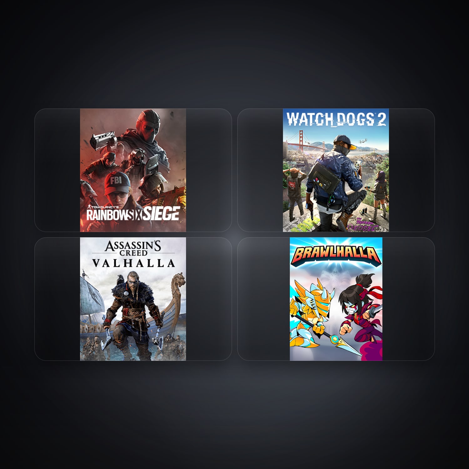 Ubisoft Tom Clancy's Rainbow Six Siege + WATCH_DOGS 2 — GB — 5 games — HabibiAccounts