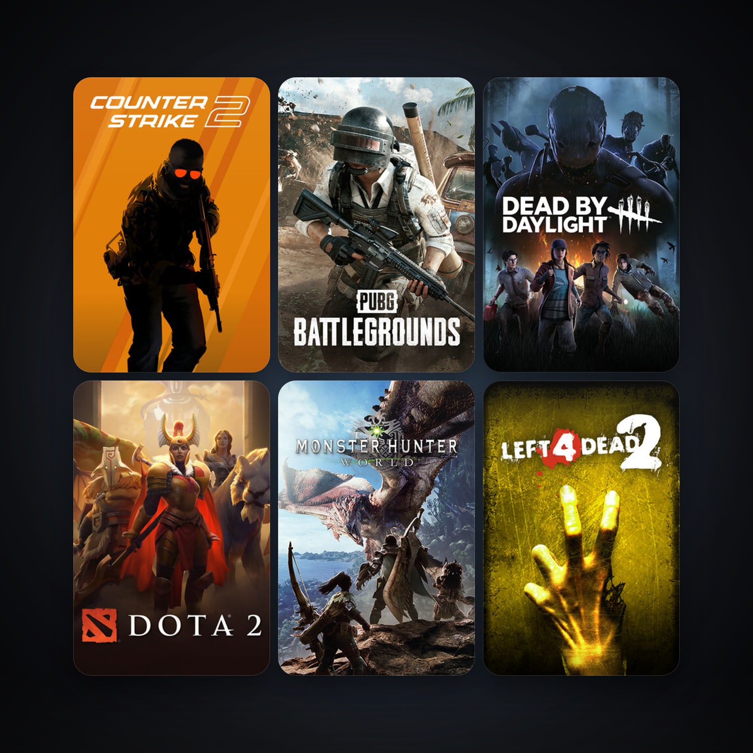Left 4 Dead 2 + Dota 2, 23 games, clean — HabibiAccounts