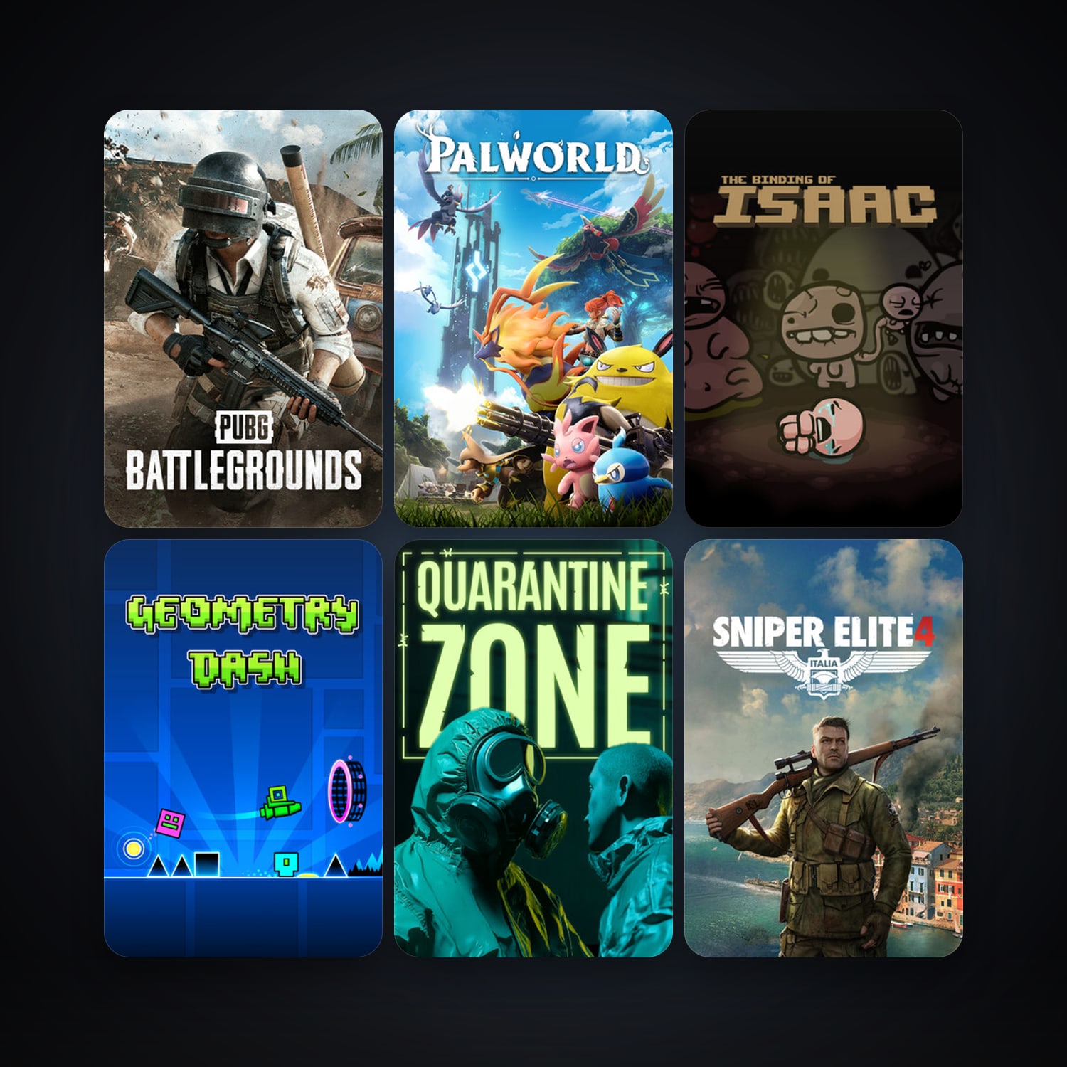 Arma 3 + The Binding of Isaac, 16 games, clean — HabibiAccounts