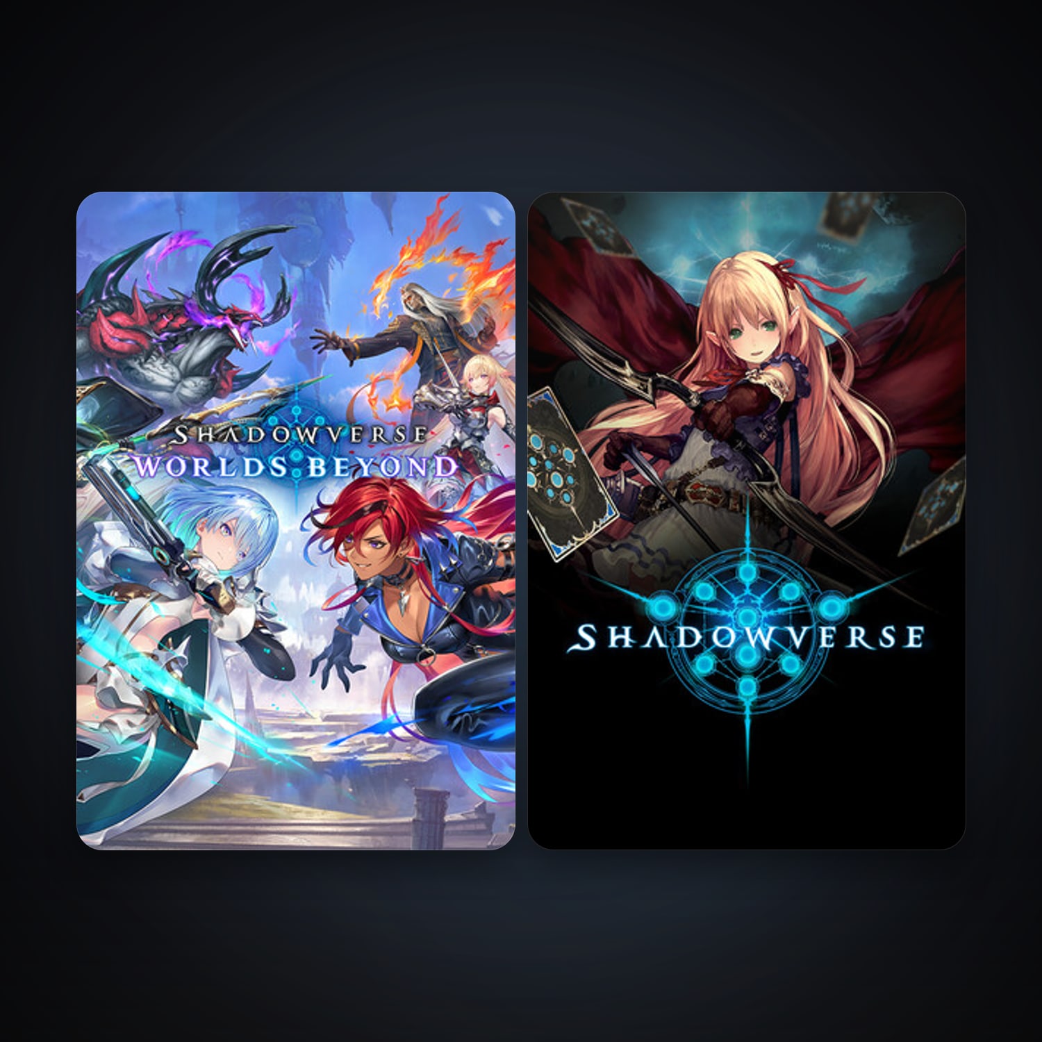 Shadowverse + Shadowverse: Worlds Beyond, 2 games, clean — HabibiAccounts