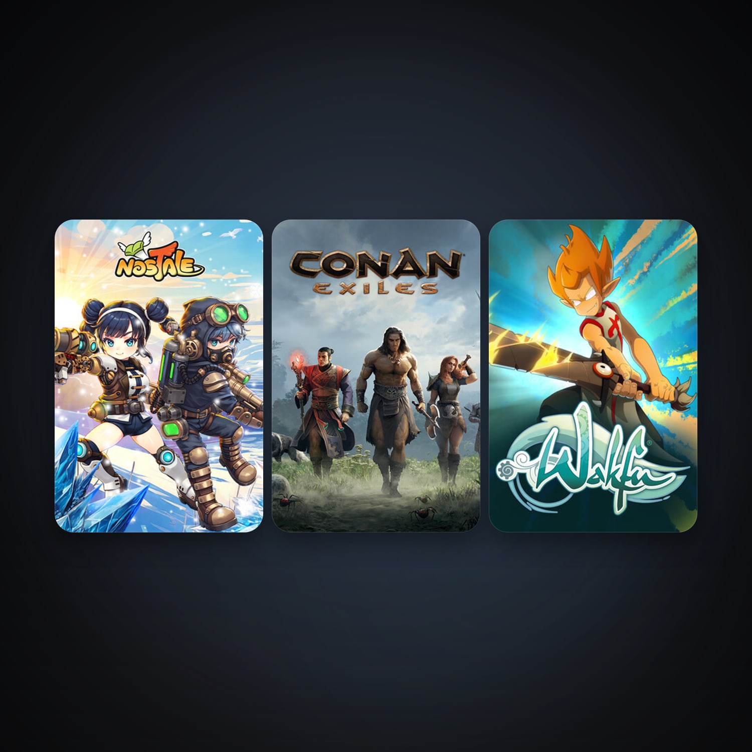 WAKFU + Conan Exiles, 5 games, clean — HabibiAccounts