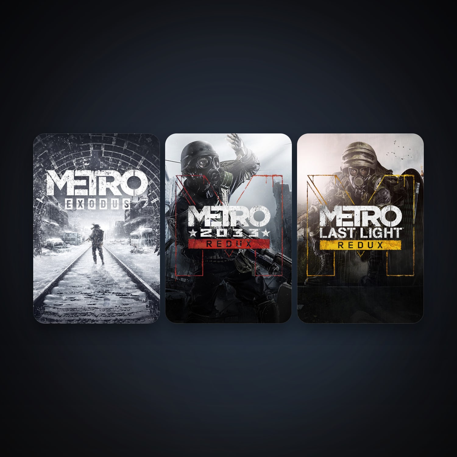 Steam account: Metro 2033 Redux + Metro: Last Light Redux, 5 games, clean — HabibiAccounts