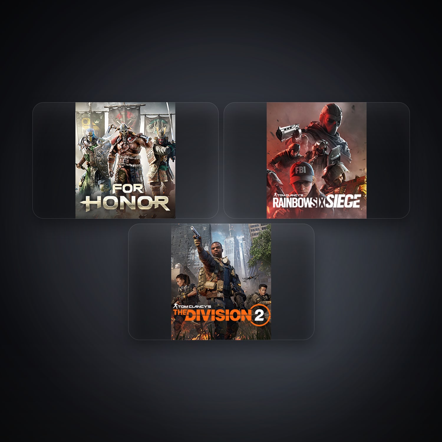 هالحساب يوبيسوفت فيه For Honor وTom Clancy's Rainbow Six Siege (Steam)، TH، 3 ألعاب — HabibiAccounts
