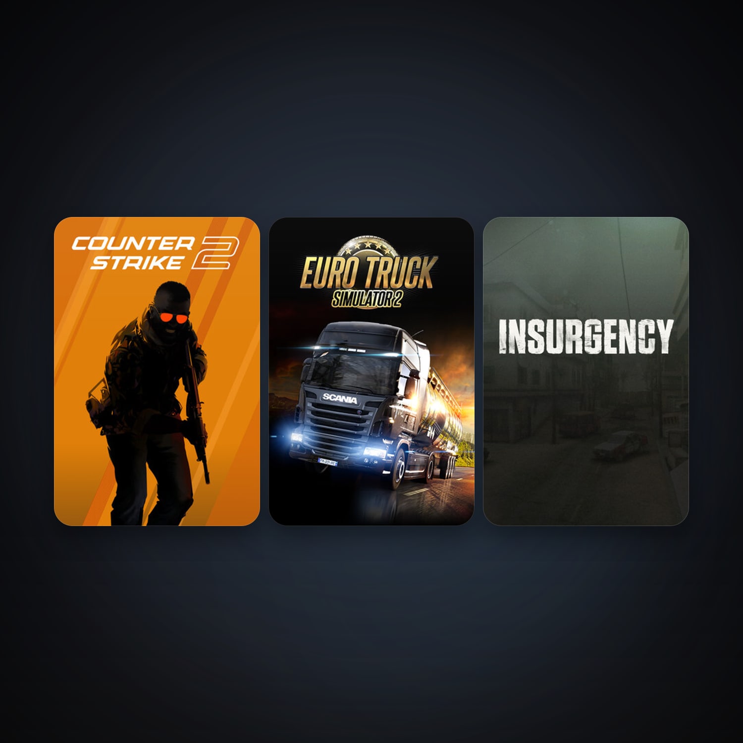 CS2 Prime + Insurgency, 3 games, clean — HabibiAccounts