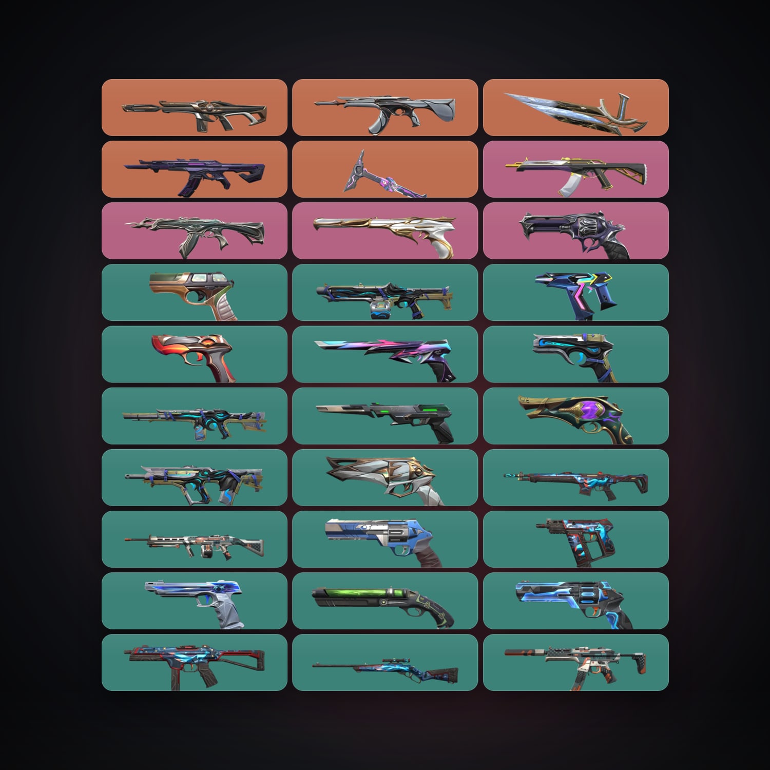 EU Gold 1 locker — 2 knives, 32 skins, lvl 224 — HabibiAccounts