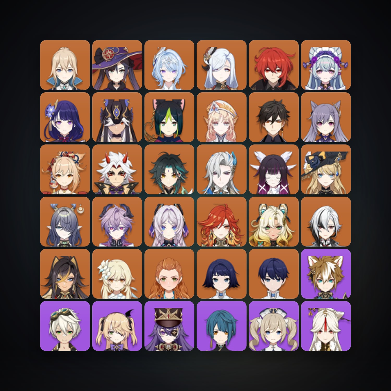 Genshin Impact | AR 60 | 79 Chars | 25× 5★ — HabibiAccounts