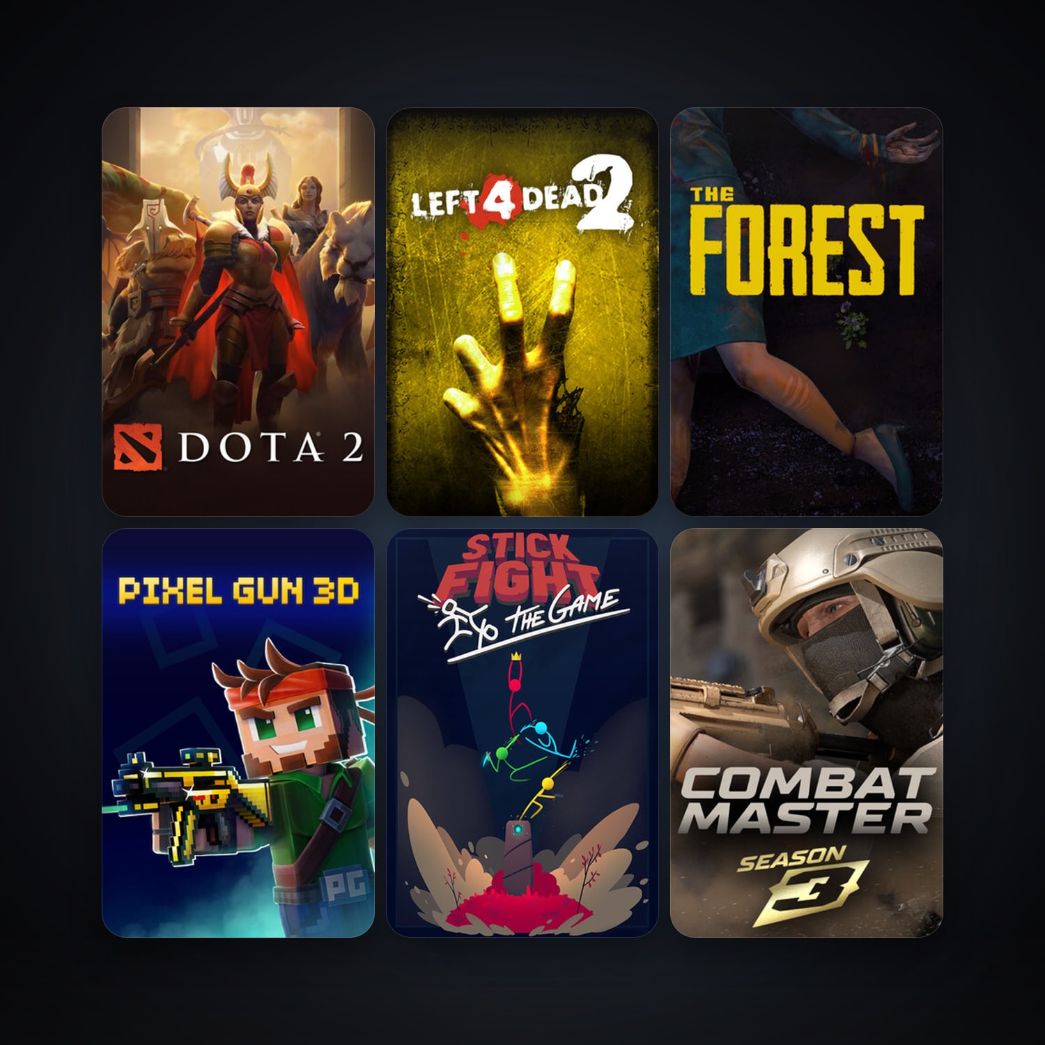 Left 4 Dead 2 + Dota 2, 41 games, clean — HabibiAccounts