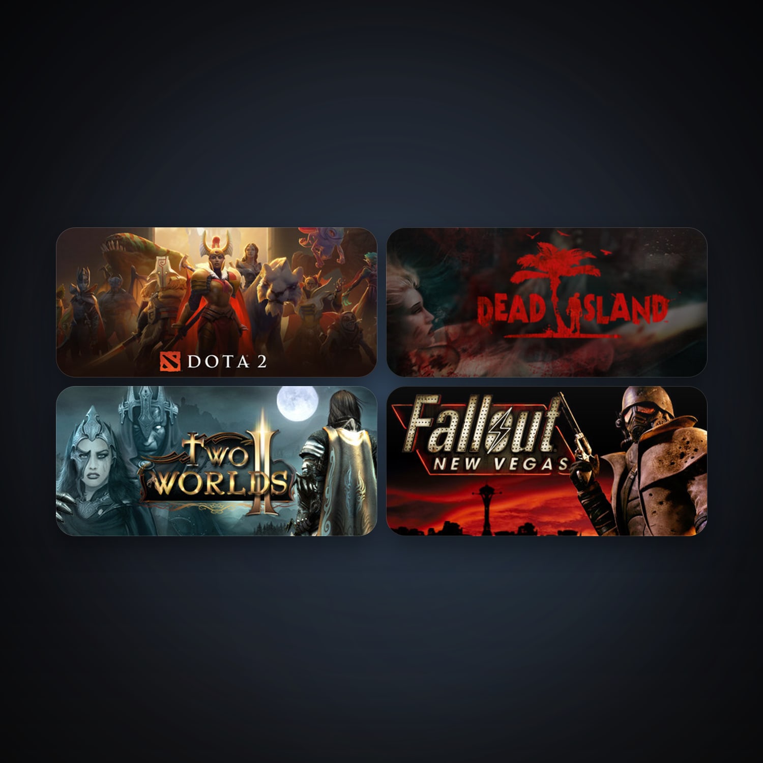 Dota 2 + Two Worlds II HD, 5 games, clean — HabibiAccounts