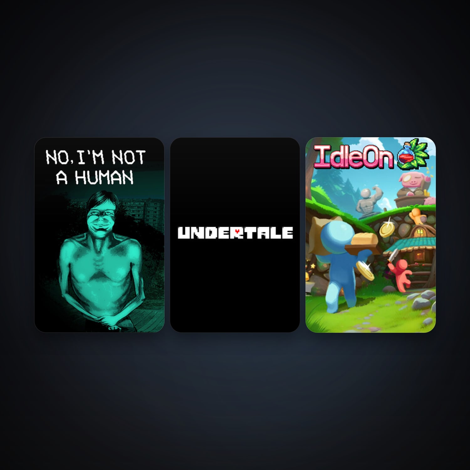 Undertale + IdleOn - The Idle RPG, 15 games, clean — HabibiAccounts