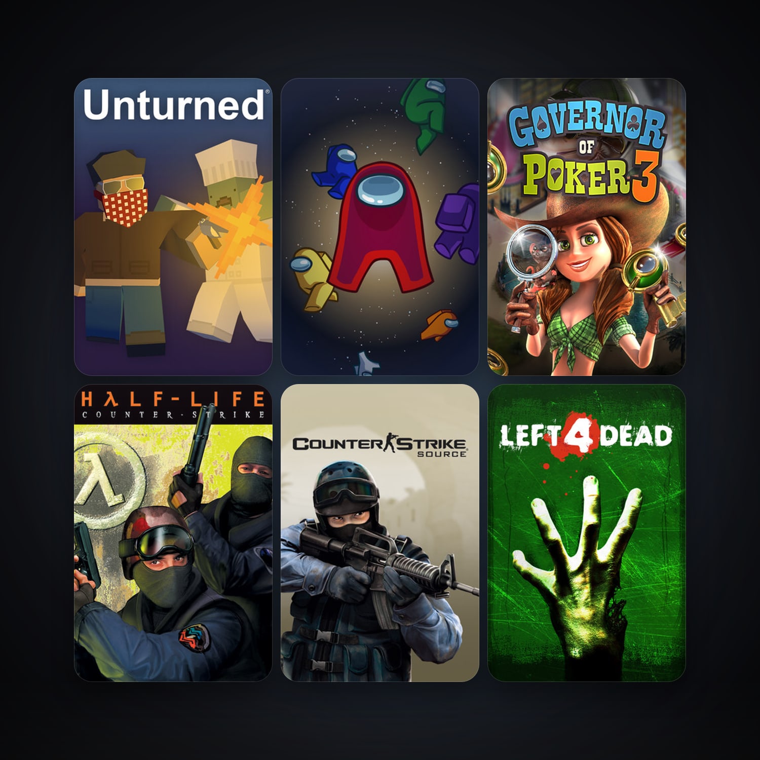 Counter-Strike + Counter-Strike: Source, 10 games, clean — HabibiAccounts