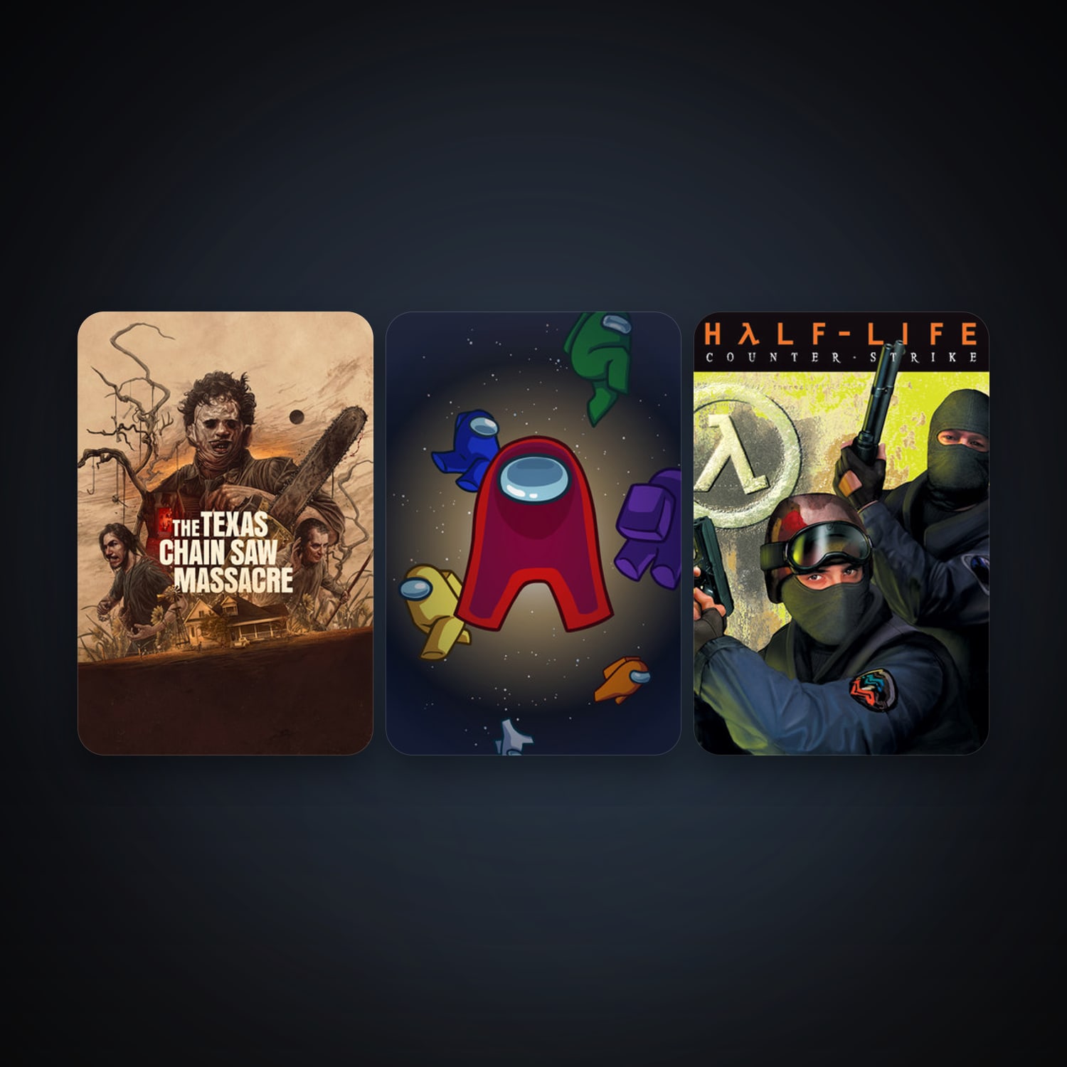 Counter-Strike + Among Us, 5 games, clean — HabibiAccounts